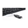 купить Клавиатура Gembird KB-109F-B, Flexible keyboard, USB, OTG adapter, black color, US layout в Кишинёве 