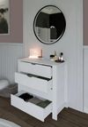 купить Комод Trendy Duru 1600-31-White, 90x85x42cm (GTR007926) в Кишинёве 