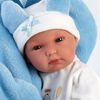 купить Кукла Llorens 63597 Bimbo 35 cm Con Conejito Celeste в Кишинёве 