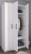 купить Шкаф Nex Home Распашной, 3 двери 180x47x120 см, Белый (26-02-01) в Кишинёве 