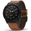 купить Смарт часы Garmin fenix 6X Pro Sapphire editions Black DLC with chestnut leather band в Кишинёве 