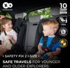 cumpără Scaun auto KinderKraft 9-36 кг SAFETY FIX 2 I-SIZE KCSAFI02BLK0000 (76-150cm) BLACK în Chișinău 