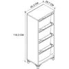 cumpără Etajeră Bofigo Стеллаж для хранения игрушек 12-04-02 Pine/White în Chișinău 