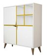 купить Комод Trendy Puls-alb, galben 100x115x30cm, multifunctionala (GTR006627) в Кишинёве 
