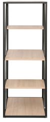купить Офисный стеллаж Deco Agis 65x40x110H Oak/Black в Кишинёве 