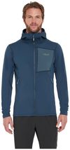 купить Одежда для спорта Rab Jacheta barbati Superflux Hoody Tempest Blue XL (QFG-13-TMB-XLG) в Кишинёве 