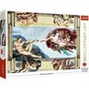 купить Головоломка Trefl 10590 Puzzles - 1000 - Art Collection - The Creation of Adam в Кишинёве 