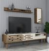 купить Стенка Trendy Valensiya Орех, Кремовый (GTR000150) в Кишинёве 