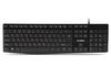 Keyboard SVEN KB-S305, Low profile keys, FN Keys, Splash proof, Black, USB 