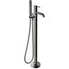 купить Смеситель для ванны Ferro Ciriculus gun metal BCK11FGM (cada freestanding) в Кишинёве 