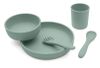 cumpără Seturi pentru hrănire bebelușilor Kikka Boo 31302050001 Set de alimentatie din silicon Platinum Sage, 5 piese în Chișinău 