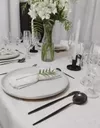 купить Набор столовых приборов miscellaneous Product Polished Cutlery Graphite 24pcs в Кишинёве 