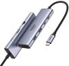 купить Переходник для IT Ugreen 15375 HUB 9in1 USB-C to HDMI(4K@60Hz)+2*USB-A3.0+2*USB-C3.05G+SD/TF+GigabitRJ45+PD(100W), CM498, Black в Кишинёве 