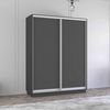 cumpără Dulap Mobildor-Lux Fox uși glisante din PAL (170x60x220H cm) Anthracite în Chișinău 