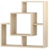 купить Полка декоративная Fabrik Home Tetris 10 (800x800x220) Дуб сонома в Кишинёве 