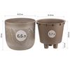 купить Цветочный горшок Idea М3266 Mikrit D220mm 3.7L, cu insertie в Кишинёве 