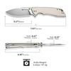 купить Нож походный Sencut S25055-2 Stratex, G10 fildeș, Liner Lock в Кишинёве 