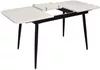 купить Комплект стол и стулья Evelin di Costacurta cтол DT-532R B + 4 стула YTC-055B Bluvel-14 (Dark grey) в Кишинёве 