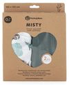 купить Аксессуар для пеленания Petite&Mars 417363 Set 2 paturele de muselina din bambus Misty Green Leaves, 120x120cm в Кишинёве 
