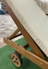 купить Садовая мебель SunYard Șezlong pe rotile cu saltea 5cm в Кишинёве 