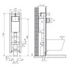Инсталляция для унитаза IMPRESE узкая 30 см i8130 