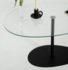 cumpără Măsuţă cafea Trendy Porto, Transparent, Negru în Chișinău 