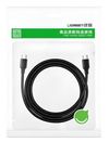 cumpără Cablu telefon mobil Ugreen 50998 Type-C to Type-C TPE 1.5m 480Mbps 3A 60W US286, Black în Chișinău 