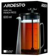 купить Чайник заварочный Ardesto AR1906DW Black Mars 600ml в Кишинёве 