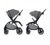 Коляска 2 в 1 Kinderkraft Freedom Evolution Cocoon Grey 