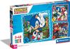 купить Головоломка Clementoni Puzzle 3x48 Square Sonic (25320) в Кишинёве 