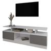 cumpără Comodă TV Smartex (16534) Т9 180cm TV Alb+Grafit în Chișinău 