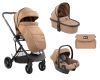 Stroller Kikka Boo 3 iin 1 Cherie Beigi 