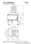 Каминная топка HOXTER ECKA 70/40/38LN/RN (левосторонняя/правосторонняя)