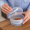 купить Посуда для кормления BabyOno 1662/01 Vas din silicon cu ventuza si capac (albastru) в Кишинёве 