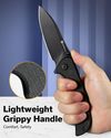 купить Нож походный Sencut S23077-3 Borzam, mâner Canvas Micarta, Liner Lock в Кишинёве 