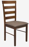 купить Комплект стол и стулья Evelin di Costacurta стол Gloria Burnish Oak + 4 стула Gloria Burnish Oak/Ekea12 Dark Brown в Кишинёве 