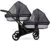 cumpără Сărucior pentru copii Kunert Carucior pentru gemeni Brav Duo BD-02 Graphite în Chișinău 
