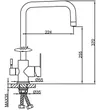 cumpără Bateria bucătărie Frap F 43801 (chiuveta plus) INOX în Chișinău 