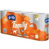 GRITE - Туалетная бумага FAMILY 3 слоя 8 рулона 18,75м