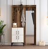 купить Мебель для прихожей Trendy Berlin BC, Nuc, Alb 120x200x35cm (GTR001353) в Кишинёве 