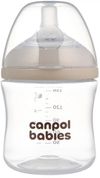 купить Поильник Canpol 35/400 Бутылочка естественной формы с двухзонной соской 150мл в Кишинёве 