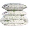 cumpără Textile de casă Somnart 025510 Set Aloe Vera, 2 perne 50x70cm + pilota microfibra 200x220cm (250gr) în Chișinău 