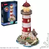 купить Конструктор Cubik Fun L540h 3D puzzle Far cu iluminare LED, 72 elemente в Кишинёве 