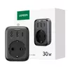 cumpără Adaptor electric Ugreen 90613 Outlet Extender 30W 2*USB + Type-C + AC CD314, Black în Chișinău 