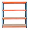 cumpără Raft de depozitare Waltz Raft arhivare si depozitare 1830/1600/600 ORANGE-BLUE (VOR83328) în Chișinău 
