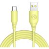 купить Кабель для моб. устройства Tellur TLL155400 Cable silicone USB to Type-C, 3A, 1m, yellow в Кишинёве 