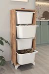 cumpără Etajeră Bofigo Стеллаж для хранения игрушек 12-04-02 Pine/White în Chișinău 