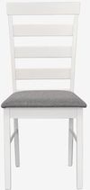 купить Комплект стол и стулья Evelin di Costacurta стол HV-33V White + 6 стульев Gloria White/NV-10WP Grey в Кишинёве 