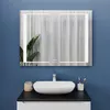 cumpără Oglindă baie Bayro Sirius 1000x800 LED 3C touch c подогревом, часами и термометром în Chișinău 