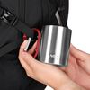 купить Посуда походная Nils NC17110 CAMP 300ml din inox cu carabină, roșie в Кишинёве 